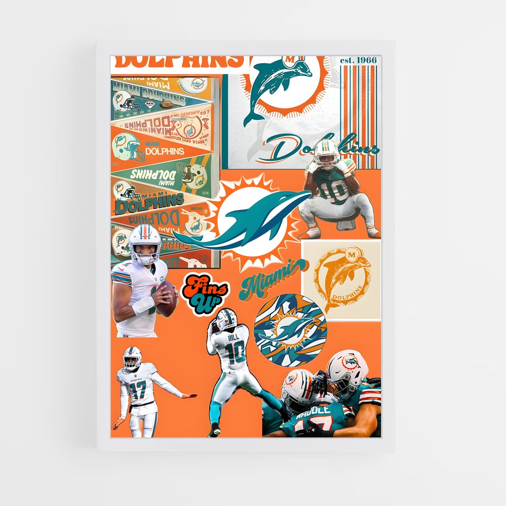 Poster Dolphins Fever (vue 3)